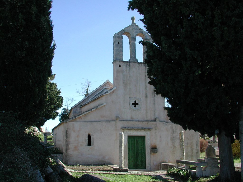 Chiesa dello spirito santo nel cimitero skrip
